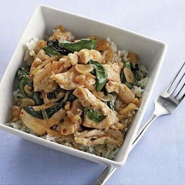 Thai-Style Stir-Fried Chicken and Basil